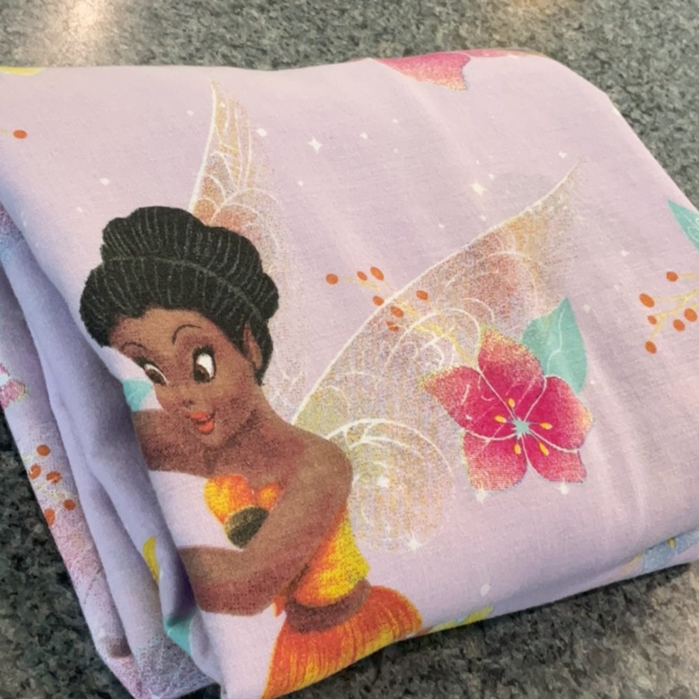 Disney Fairies twin top flat sheet